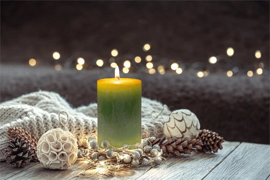 KG Enlighten 4" Scented Pillar Thai Lemongrass (Az)