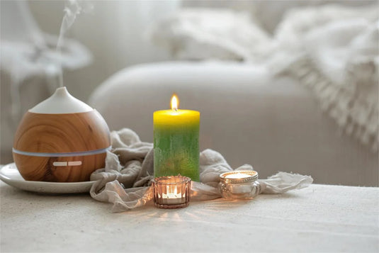 KG Enlighten 4" Scented Pillar Thai Lemongrass (Az)