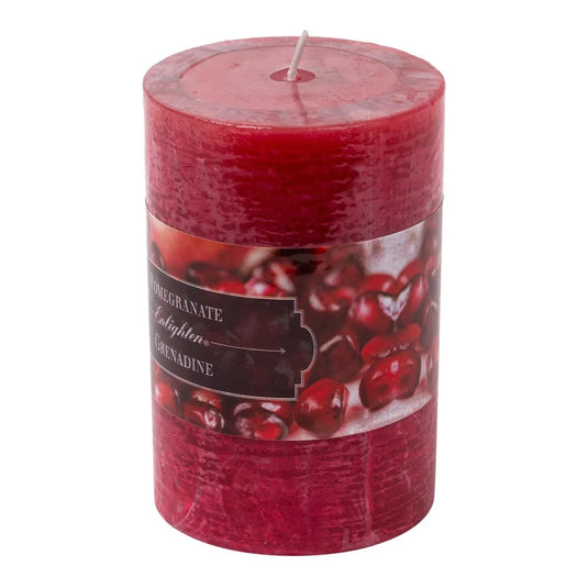 KG Enlighten 4" Scented Pillar Pomegranate (Az)