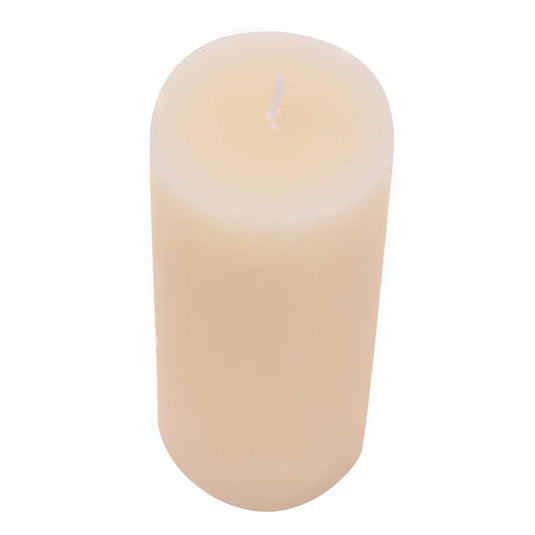 KG Enlighten 6" Scented Pillar Vanilla Flower, 72Hrs (Az)