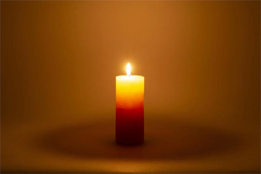 KG Enlighten 6" Scented Pillar Jasmine Sandalwood, 72Hrs (Az)