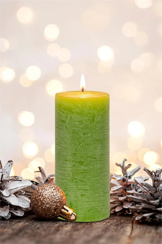 KG Enlighten 6" Scented Pillar Thai Lemongrass, 72Hrs (Az)