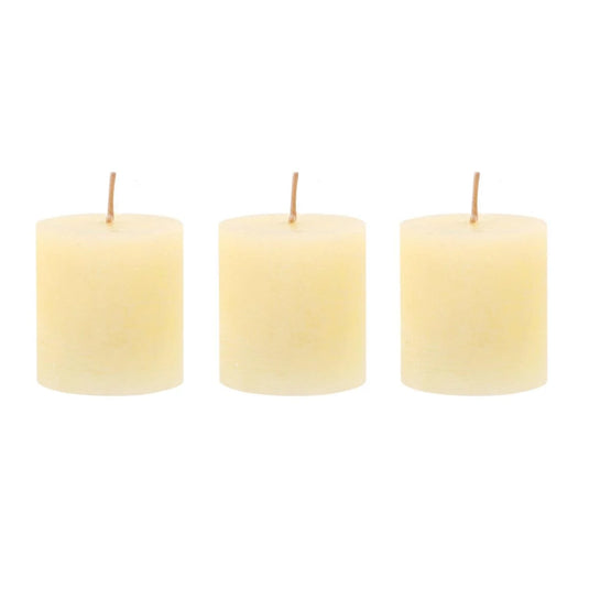 KG Enlighten 3Pk 2" Min Pillars Scented, Vanilla Flower (Az)