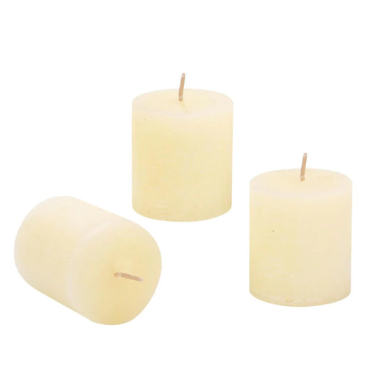 KG Enlighten 3Pk 2" Min Pillars Scented, Vanilla Flower (Az)