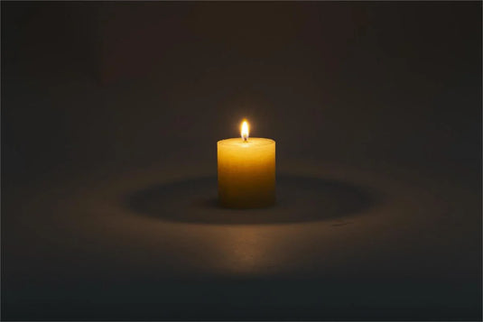 KG Enlighten 3Pk 2" Min Pillars Scented, Vanilla Flower (Az)