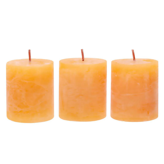 KG Enlighten 3Pk 2" Min Pillars Scented, Jasmine Sandalwood (Az)