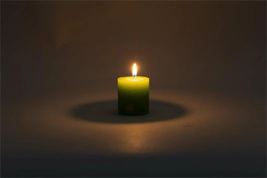 KG Enlighten 3Pk 2" Min Pillars Scented, Thai Lemongrass (Az)