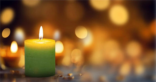 KG Enlighten 3Pk 2" Min Pillars Scented, Thai Lemongrass (Az)