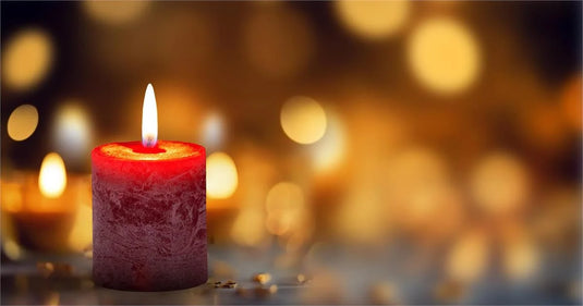 KG Enlighten 3Pk 2" Min Pillars Scented, Pomegranate (Az)