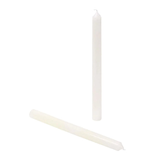 KG Enlighten 4Pk 10" Diner Candle, White, Unscented (Az)