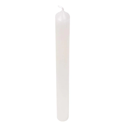 KG Enlighten 4Pk 10" Diner Candle, White, Unscented (Az)