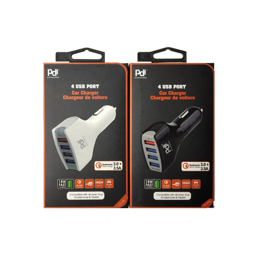 4 USB Port 3.5A Car Charger with Qualcomm Quick Charge