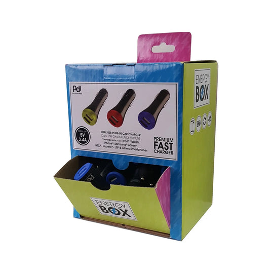 3.4 Amp Dual Usb Plug-in Car charger