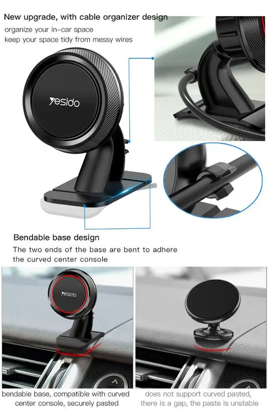 Magnets Mount Bracket Universal Magnetic Car Phone Holder
