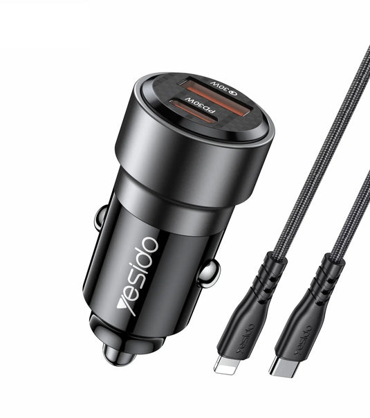 High Quality Car Charger 60W PD3.0 TPYE-C USB Dual-Port