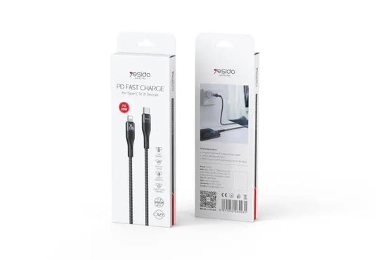 1.2Meter 20W Braided Cable Type-C To IP Fast Charge Data Cable