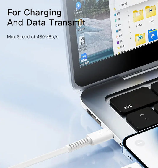 1Meter 20W PVC Cable Type-C To IP Fast Charge Data Cable
