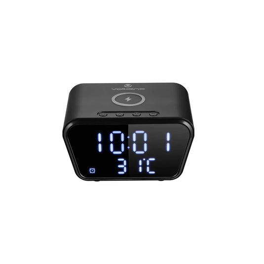 Volkano Awake Plus series Alarm Clock with Wireless Charging Pad