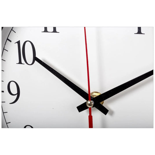 KG Olson 11" Wall Clock, 3 Col Sweep 2Nd Hand (Az)