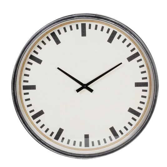 KG Simard 23.5" Wall Clock Metal+Glass (Az)