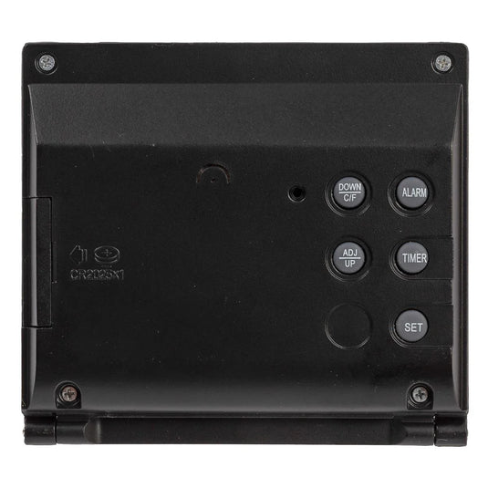 KG Flip Travel Alarm Clock-Black (AZ)