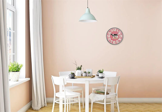 KG Wesley 13"Vintage Wall Clock, Mdf Shrink Wrap (Az)