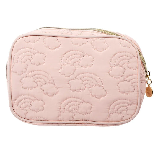 Bodico, Cosmetic Bag, soft pink, rainbow, 20X4X13cm
