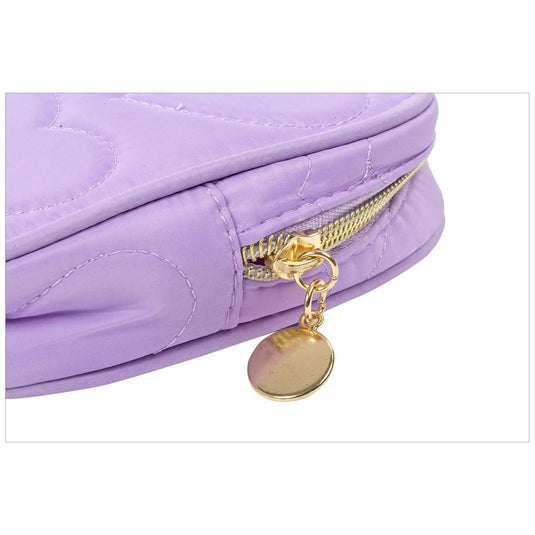 Bodico, Cosmetic Bag, lilac purple, hearts, 20X4X13cm