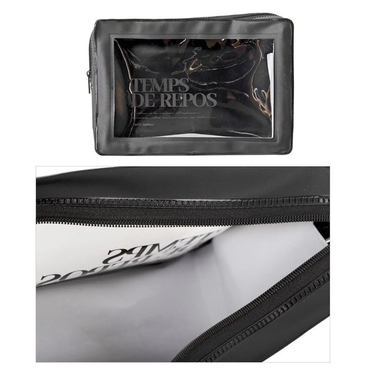 Bodico, Cosmetic Bag w Clear View PVC, 19x12.5x5cm, hang tag