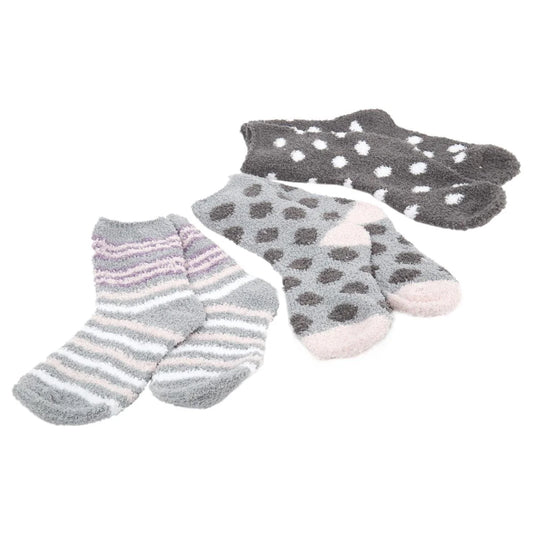 Sox, Fleece Socks, Crew Length, poly/span