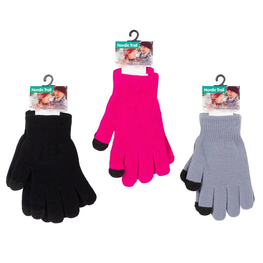 Nordic T. Adult Touch Screen Magic Glove,One Size,header w/j-hook