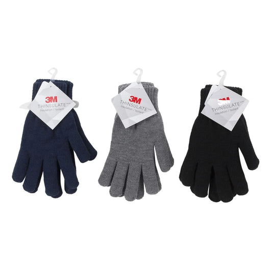 Nordic T. 3M Mens Knitted Gloves, j-hook w/cht