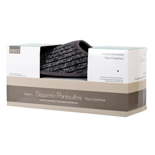 Bodico, Men's Ribbed Slippers, col box