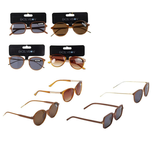 Excel Vision, Women's Brown Sunglasses