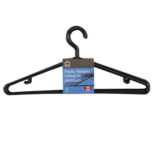 5-Pk Black Hangers