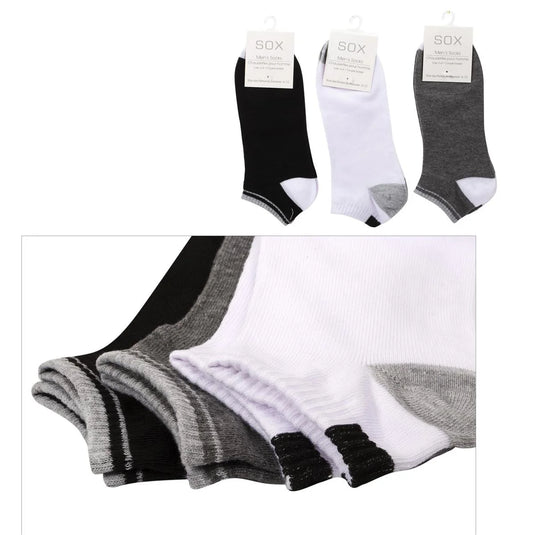 Sox, Men's Low Cut Socks, poly/span, hc