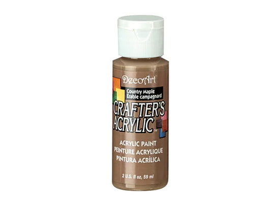 Crafters Acrylic Paint: 2oz Craft & Hobby DCA01-DCA173 13 COUNTRY MAPLE