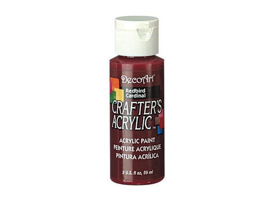 Crafters Acrylic Paint: 2oz Craft & Hobby DCA01-DCA173 63 REDBIRD