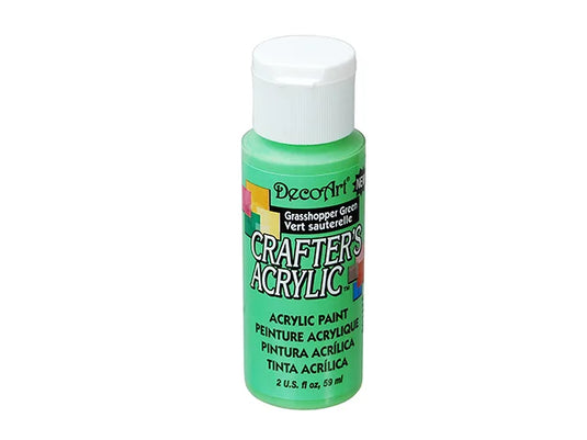 Crafters Acrylic Paint: 2oz Craft & Hobby DCA01-DCA173 A125 Grasshopper Green