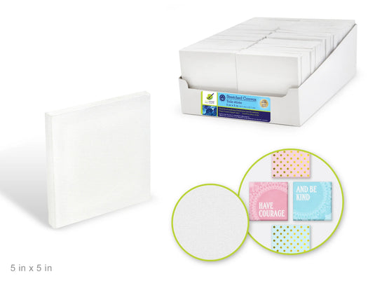 Stretch Artist Canvas: 5"x5" Value Box Triple-Primed