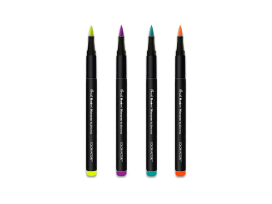 Color Factory: Soft Brush Tip Markers 4pk (Asst) B) Retro