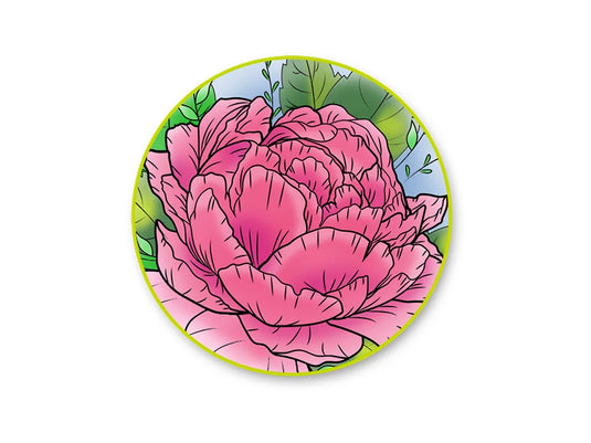 Stretch Artist Printed Canvas: 12"x12" Primed Back-Stapled I) Floral Bloom