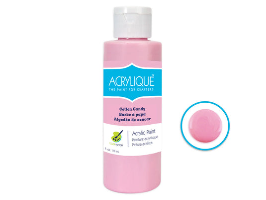 Color Factory: 4oz Acrylique Paint for Crafter's 015 Cotton Candy