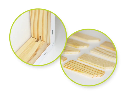 Stretch Artist Deep Canvas: Rect. 16"x20" (3.7cmD) Primed Back-Stapled