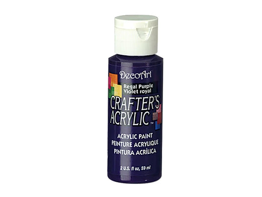 Crafters Acrylic Paint: 2oz Craft & Hobby DCA01-DCA173 73 REGAL PURPLE