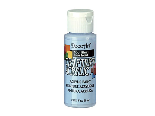 Crafters Acrylic Paint: 2oz Craft & Hobby DCA01-DCA173 76 COOL BLUE