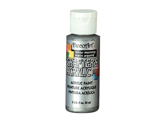 Crafters Acrylic Paint: 2oz Craft & Hobby DCA01-DCA173 95 SILVER MORNING