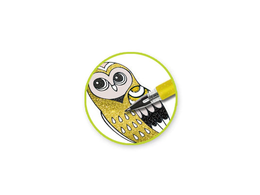 Color Factory Tool: Color-Flow Glitter Gel Pen 'Living In Color' Premium B) Metallics