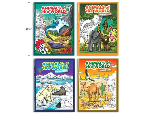 ANIMALS OF THE WORLD COL. BOOKS 8X10.5" 64 PAGES