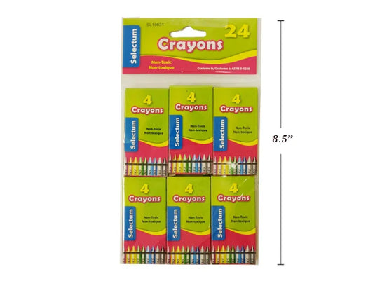 CRAYONS SET (4 PCS PER BOX)